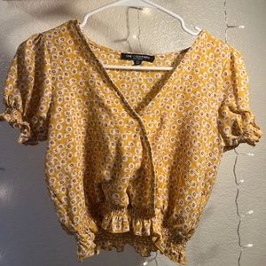 Yellow Flower Blouse